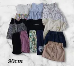90cm　まとめ売り　女の子　ワンピース　半袖　ズボン　スカート　西松屋　H&M