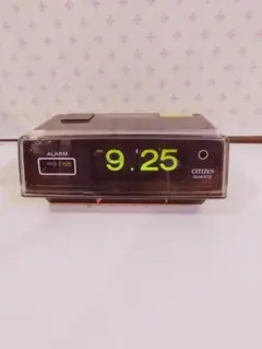 【CITIZEN/シチズン】8RD10 パタパタ時計　レトロ　アラーム　稼動品