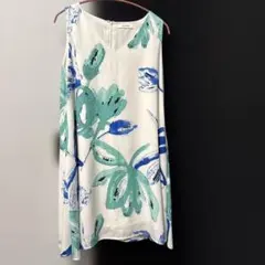DOUDOU花柄 ノースリーブ ワンピースのサムネイル