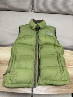The North Face ダウンベスト グリーン
