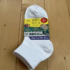 okamoto 学校へ行こう スクールソックス 2足組 19-21cm