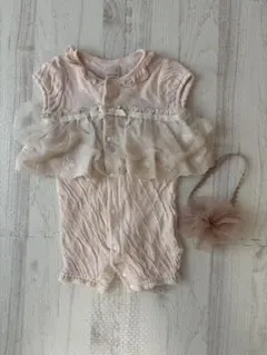 限定値下げ⭐︎プティマイン　2WAYオールとヘアバンド