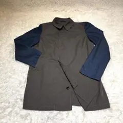美品】uniform experiment デニムスリーブステンカラーコート 1