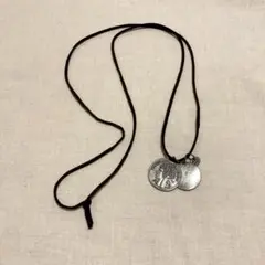 GLOBAL WORK コインモチーフ ネックレス