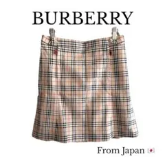 BURBERRY Nova Check Wool blend 秋冬 スカート