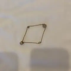 スワロフスキーゴールド ボールモチーフ ブレスレット