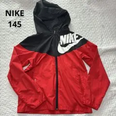 NIKE キッズ ウインドブレーカー レッド×ブラック　サイズ145cm