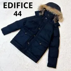 エディフィス ダウンジャケット ラクーンファー 中綿 ウール90% メンズ S