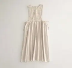レース貼りエプロンワンピース　サマンサモスモス　新品