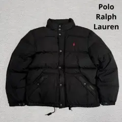 美品 ポロラルフローレン 近代モデル ダウンジャケット 肉厚 ブラック L〜XL