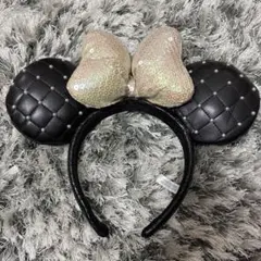 ミニー カチューシャ ディズニー キルティング キラキラ Disney パール