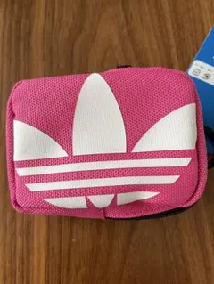 adidas スモールポーチ ピンクのサムネイル