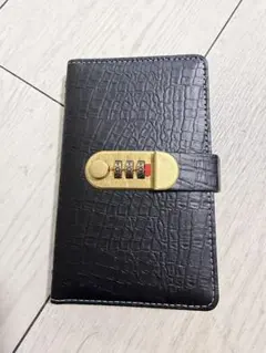 クロコダイル風数字式ロック財布