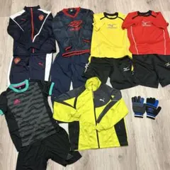 トレーニングウェア　サッカーウェア　用品130.140 手袋付き
