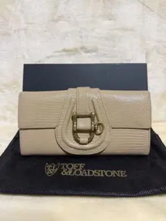 TOFF&LOADSTONE 長財布 リザード型押し ベージュのサムネイル