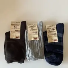 MUJI ソックス 3足セット 23-25cmのサムネイル