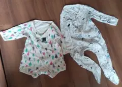 値下げ まとめ売り(60-70) GAP ロンパース キルト カバーオール