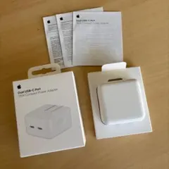 Apple純正品★デュアル USB-Cポート 35W電源アダプタ★極美品