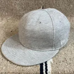 NEW ERA キャップ 帽子 スウェット グレー 57.7cm
