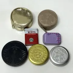 スタバ　缶　ポーチ　セット starbucks レア　韓国　台湾