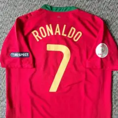 【新品/タグ付き】EURO2008 ポルトガル代表 #7 C・ロナウド【L】 新品/タグ付き】EURO2008 ポルトガル代表 #7 C・ロナウド【L