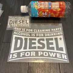 ラメ入り！？DIESEL IS FOR POWER アイロンシートセット