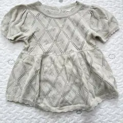 teteatete レース編み ニットチュニック 90