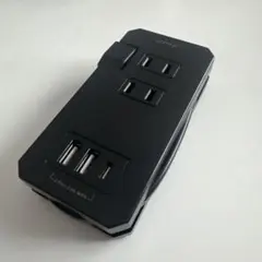 3coins 2コンセント3USBタップ 充電器
