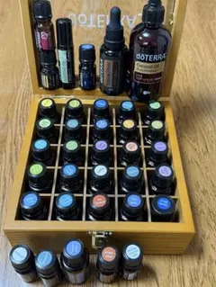 doTERRA 未使用　エッセンシャルオイル　木箱セット doTERRA ドテラ アロマオイル 木箱セット コスメ 雑貨
