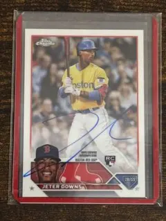 2023 Topps Chrome直筆サイン RC ジーター・ダウンズ　ホークス