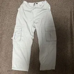 ライトグレー カーゴパンツ 4ポケット　エクストララージ　x large