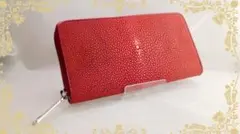 ★値下げ継続中★【新品・高級品】ガルーシャ　長財布　キャビア　ワインレッド