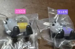 花やしき　パンダカー　めじるしアクセサリー　イエロー/パープル 2個セット