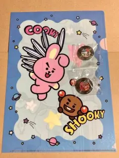 くら寿司　BT21 クリアファイル　ステッカー