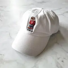 Ralph Lauren ポロ ラルフローレン ポロベア キャップ 帽子 白