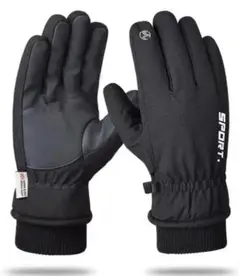 メンズ 手袋 自転車 防寒 防水 防風 厚手 裏起毛 暖かい スマホ対