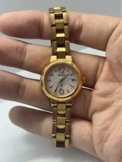 SEIKO 腕時計　lk ルキア ソーラー電波時計カラーゴールド レディースのサムネイル