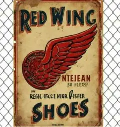 レッドウイング★RED WING★ブリキ看板