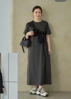 mysa closet ベーシックワンピース 半袖