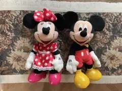 電報 NTT ミッキーマウス ミニーマウス ぬいぐるみ セット