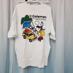 Coleman キャンプTシャツ ホワイトメンズL