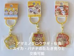 ちいかわ　ご当地キーホルダー　うさぎ　3点セット