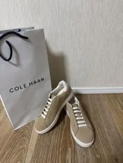 新品コールハーンCole Haan上品スニーカー24.5㎝トッズエルメス