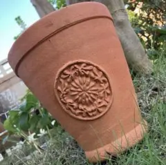 大型】イタリア製風 テラコッタ 植木鉢 皿付き 11号相当 - メルカリ