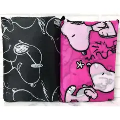 SNOOPY スヌーピー ブラックピンク トートバッグ ２種セット ☆★