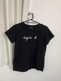 Agnès b. ブラック 半袖Tシャツ T2