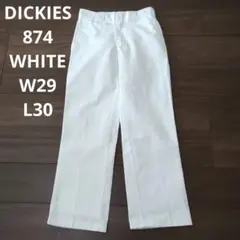 古着 DICKIES 874 ホワイト W30 ディッキーズ ワークパンツ