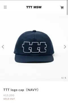 k*8様 TTT_MSW 25SS logo cap (NAVY) キャップ 新 TTT MSW Logo Cap Navy