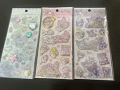 国内正規品 サンリオ キラキララインストーンシール キラキラカプセルシール 3点
