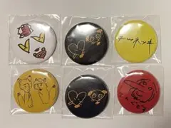 キツネツキ　缶バッチ　6個セット